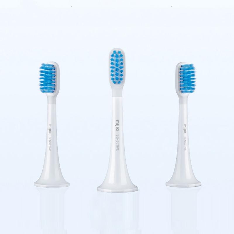 3 PCS Original Xiaomi Mijia Electric Toothbrush Heads Replacement Oral Health Care (Sensitive Type)(White)