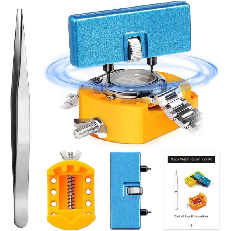 3pcs /Set Watch Back Cover Repair Battery Replacement Tool Set