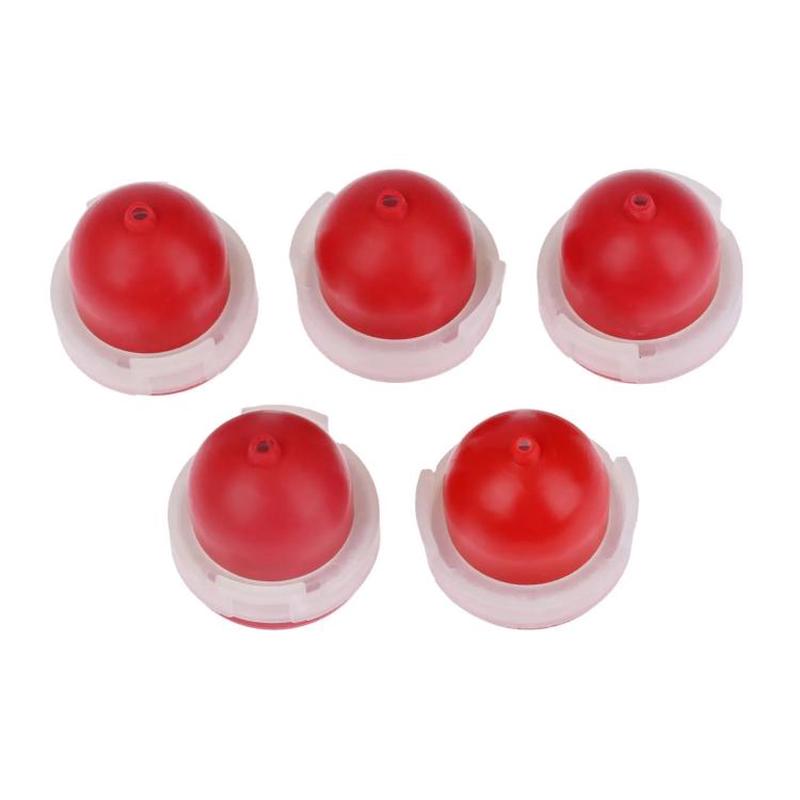 5pcs/Pack Engine Replacement Primer Bulb Ball Carburetor Oil Bubble for Briggs Stratton 694395 496115(Red)