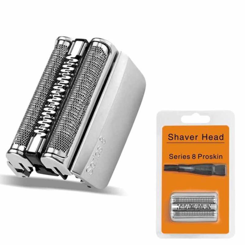 Replacement Shaver Head For Braun Series 8 Shavers 8325S / 8340S / 8350S / 8360CC(83M Silver)