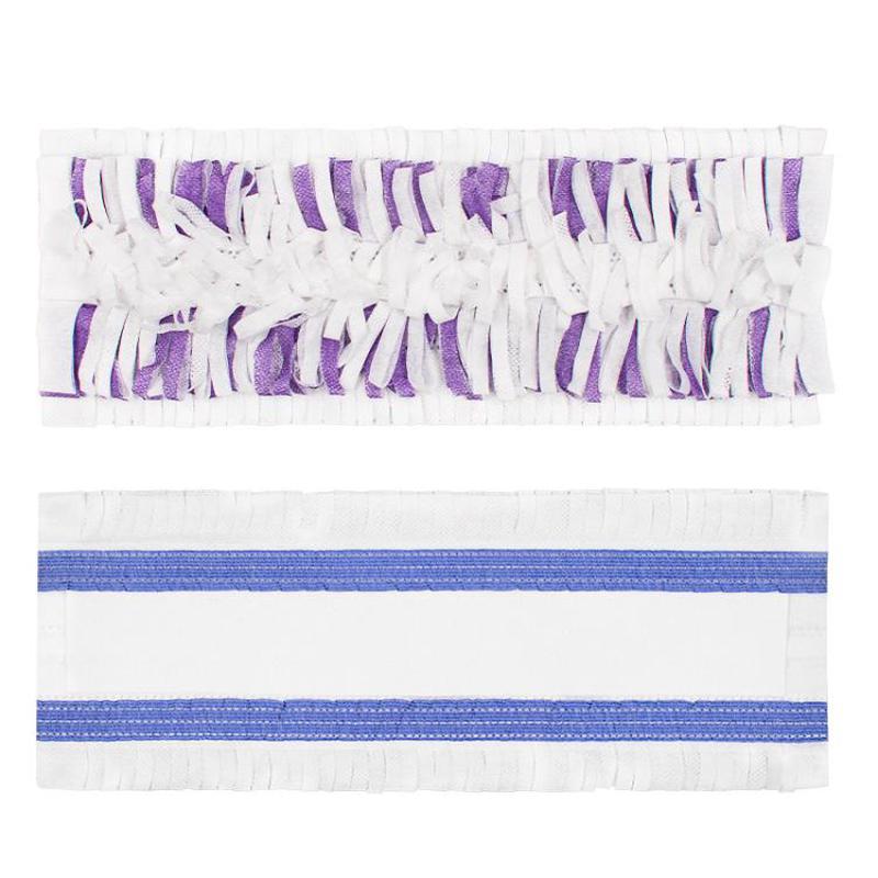 2pcs /Pack Disposable Mop Pad Refills For Swiffer PowerMop Floor Cleaning Replacement(Purple)