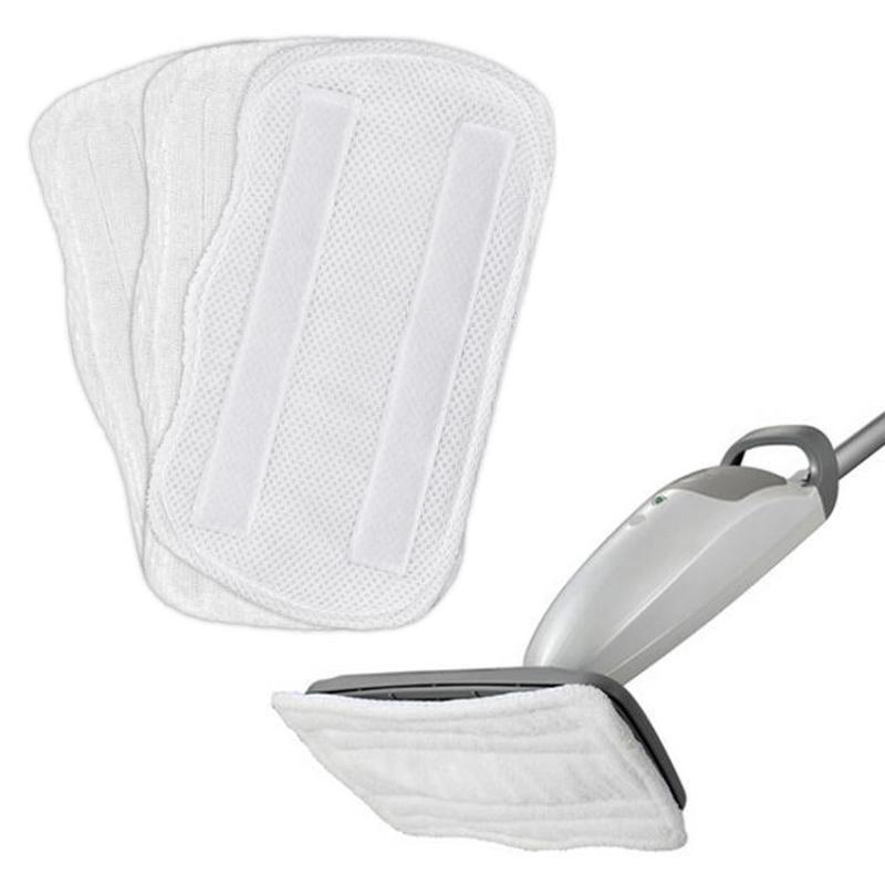 3pcs /Pack Microfiber Pads For Shark S3101 Steam Mop Replacement Mop Head Covers(White)