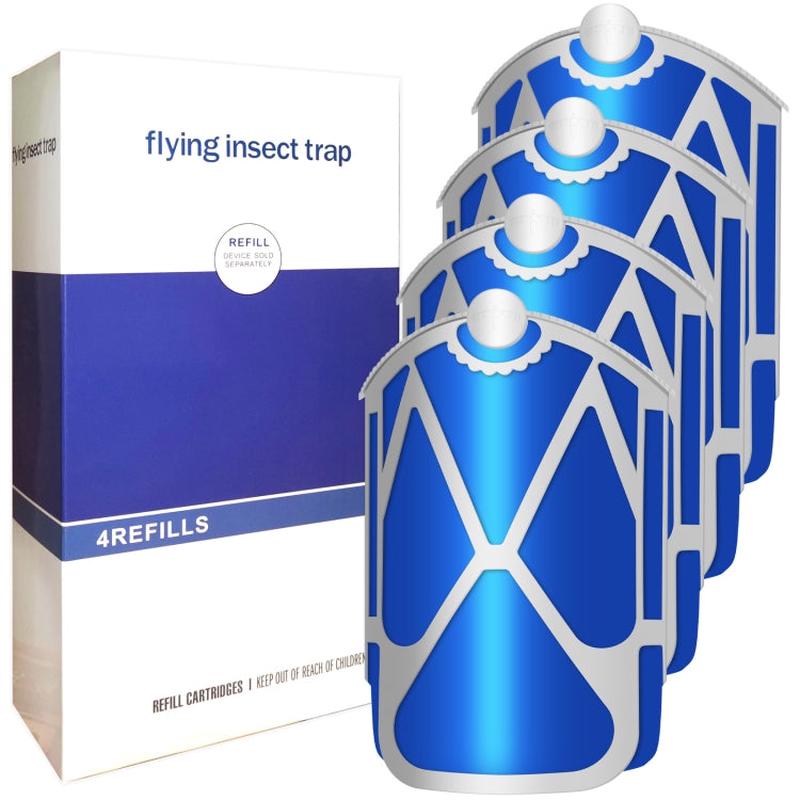 4pcs /Pack For Zevo M364 Refill Cartridge Replacement Flying Insect Refills