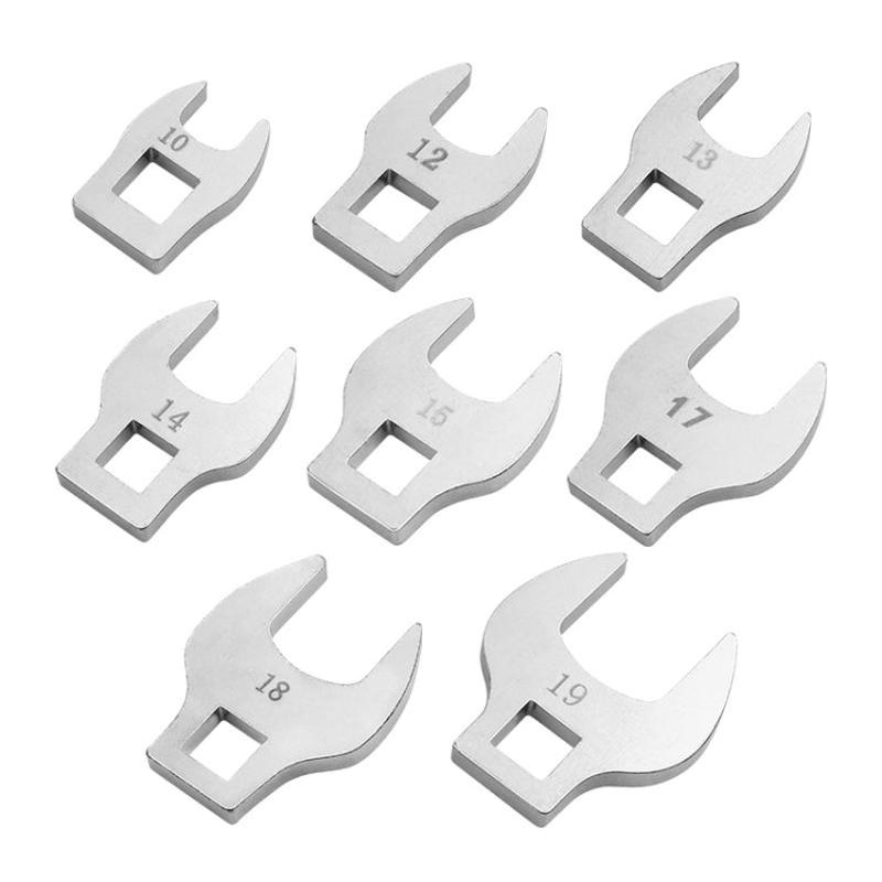 8pcs /Set 3/8 inch Replaceable Activity Bullwheel Wrenches With Ratchet L-Shape Bullwheel Spanner Using