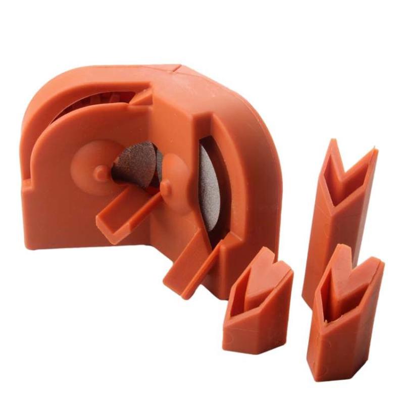 Portable Drill Sharpener Multifunctional Drill Sharpener(Orange)