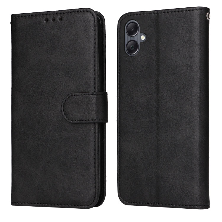 For Samsung Galaxy A05 Classic Calf Texture Flip Leather Phone Case(Black)