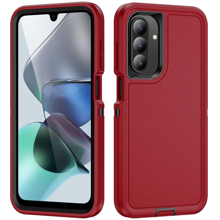 For Samsung Galaxy A26 5G Life Waterproof Rugged Phone Case(Red + Black)